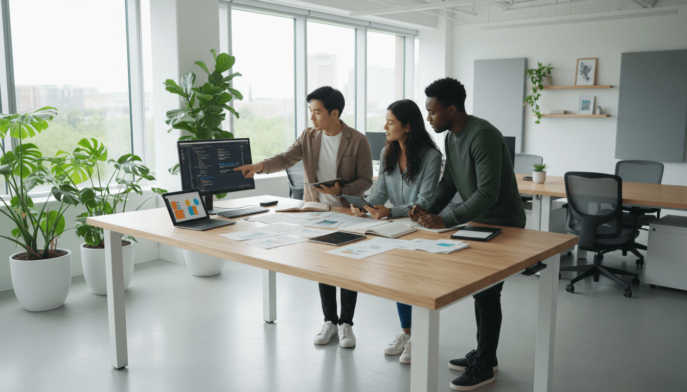 Cursor team collaborating on digital product design and development